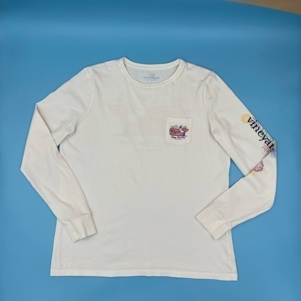 Vineyard Vines Front/Back Graphic Long Sleeve Tee